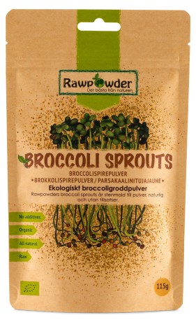 Miniatyrbild RawPowder Broccoligroddar, 115 g