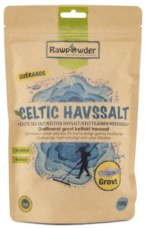Miniatyrbild RawPowder Celtic Havssalt Grovt, 500 g