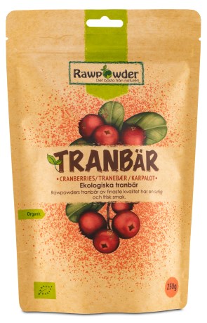 Miniatyrbild RawPowder Ekologiska Tranb�r, 250 g