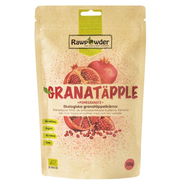 RawPowder Granatäpplekärnor 200 g