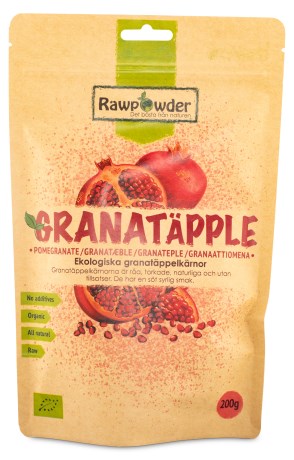 Miniatyrbild RawPowder Granatpplekrnor, 200 g