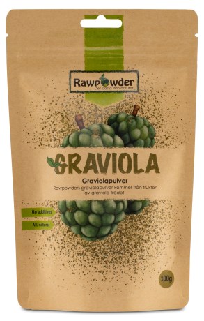 Miniatyrbild RawPowder Graviola Pulver, 100 g