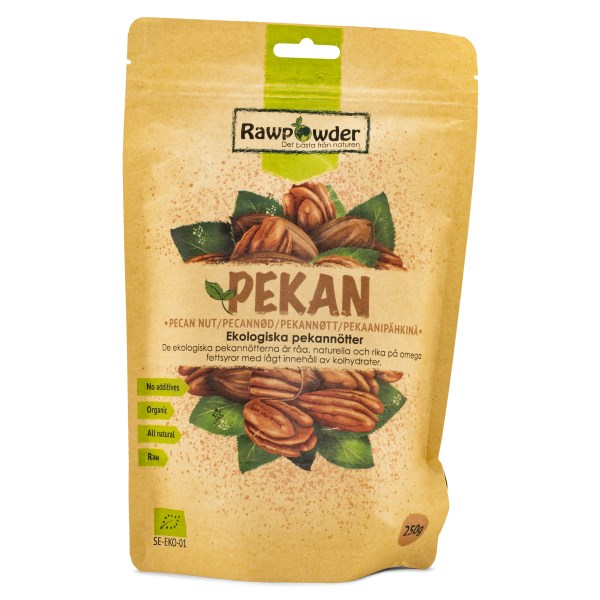 RawPowder Pekannötter EKO, 250 g