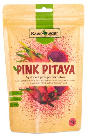 Miniatyrbild RawPowder Pink Pitaya Pulver , 90 g
