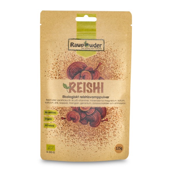 RawPowder Reishi Svamppulver 125 g