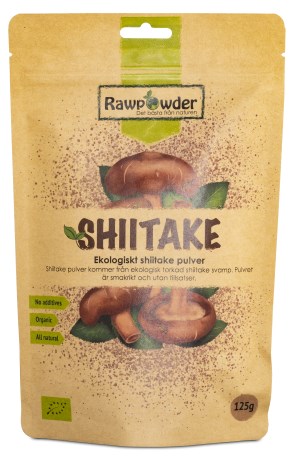 Miniatyrbild RawPowder Shiitake-pulver EKO, 125 g