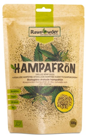Miniatyrbild RawPowder Skalade Hampafr�n, 300 g