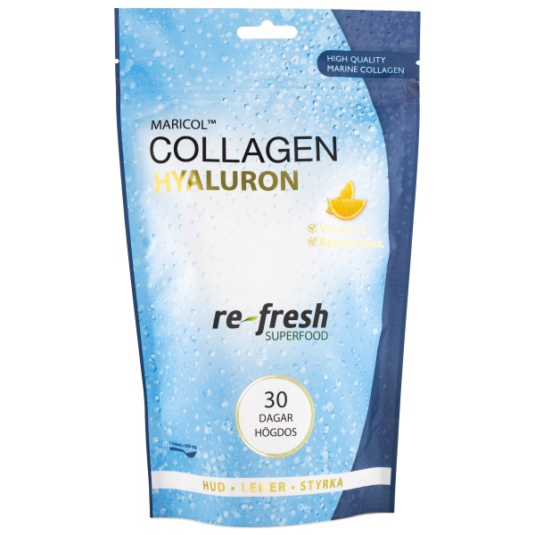 Re-fresh Superfood Collagen Hyaluron +C Apelsin 150 g