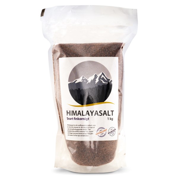 Re-fresh Superfood Himalayasalt Svart fint 1 kg