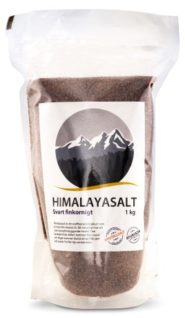 Miniatyrbild Re-fresh Superfood Himalayasalt Svart fint, 1 kg
