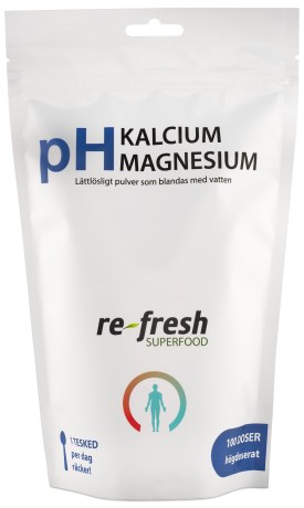 Miniatyrbild Re-fresh Superfood pH Kalcium Magnesium, 300 g