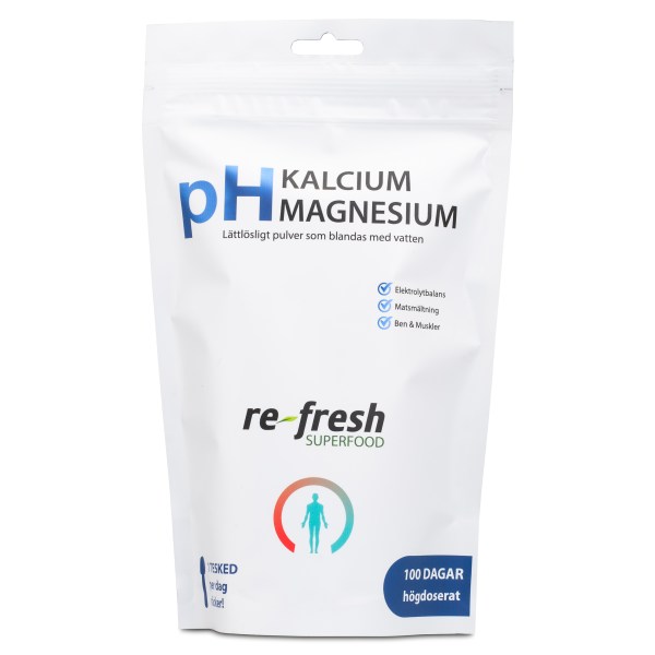 Re-fresh Superfood pH Kalcium Magnesium, 300 g
