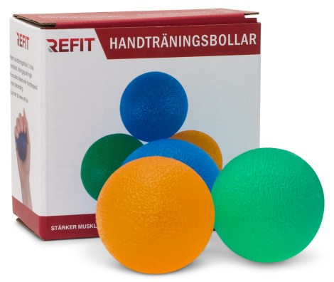 Miniatyrbild Refit Handtrningsbollar, 3-pack