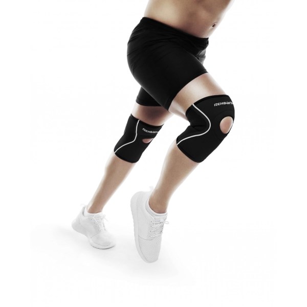 Rehband UD Knee Sleeve Patella Opening, , Black