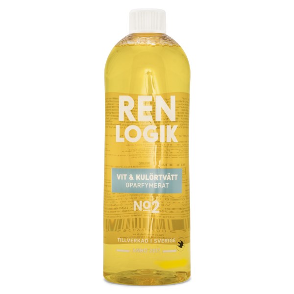 Ren Logik Vit & Kulörtvätt 750 ml Oparfymerad