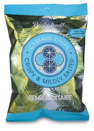 Miniatyrbild Renee Voltaire Crispy Cassava Sea Salt Chips, Sea Salt, 70 g