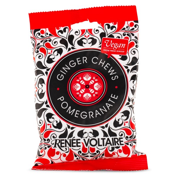 Renee Voltaire Ginger Chew, Granatäpple, 120 g