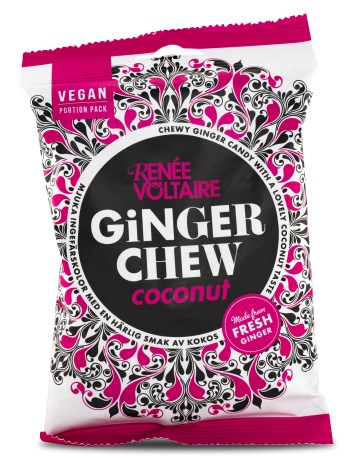 Miniatyrbild Renee Voltaire Ginger Chew, Coconut, 120 g