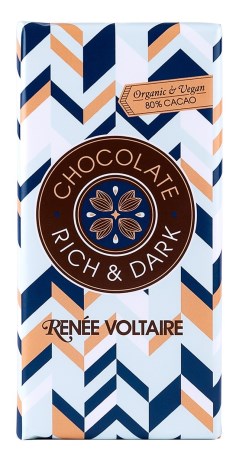 Miniatyrbild Renee Voltaire Mrk Chokladkaka 80 % Kakao, 80 g