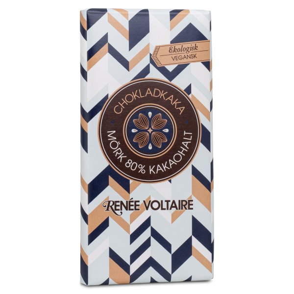 Renee Voltaire Mörk Chokladkaka 80 % Kakao, 80 g