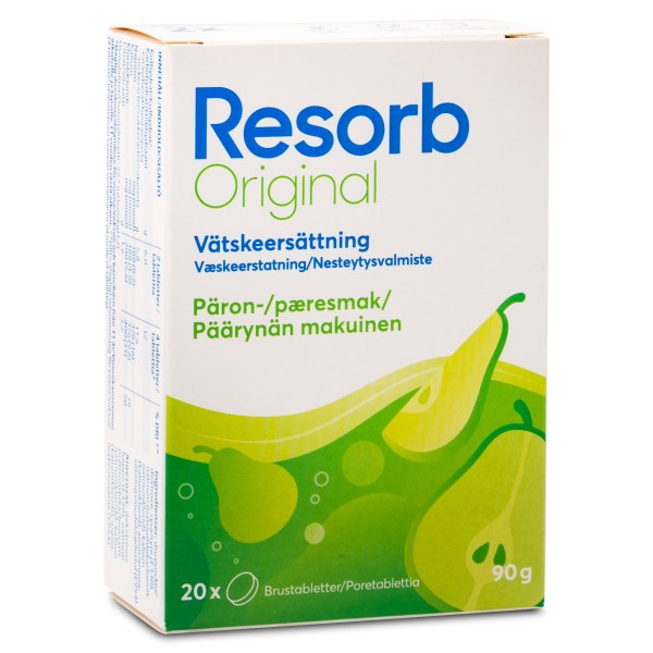 Resorb Original, 20 brustabl, Päron