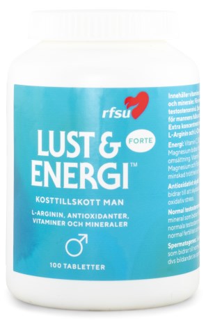 Miniatyrbild RFSU Lust och Energi Man, 100 tabl