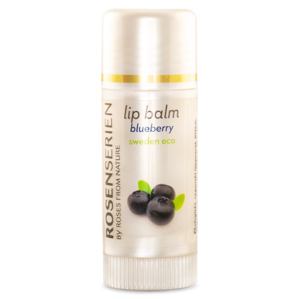 Rosenserien Lip Balm, Blåbär, 7.5 ml