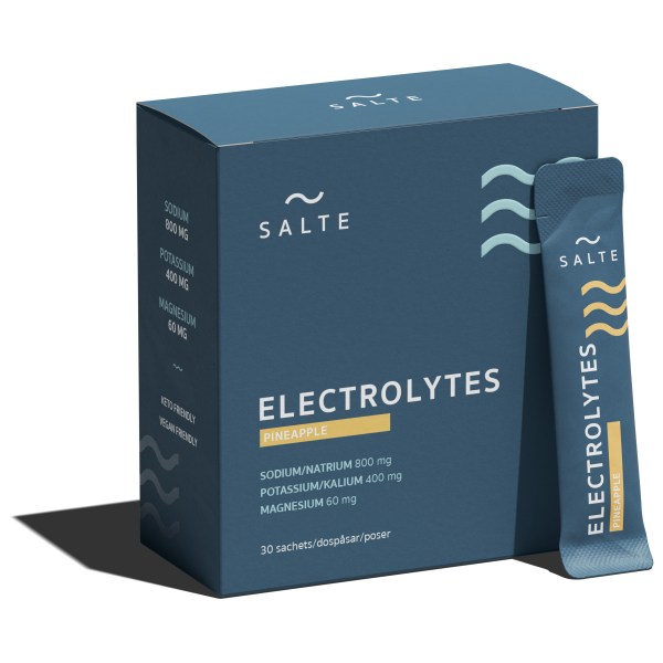 SALTE Elektrolyter, Ananas, 30 dospåsar