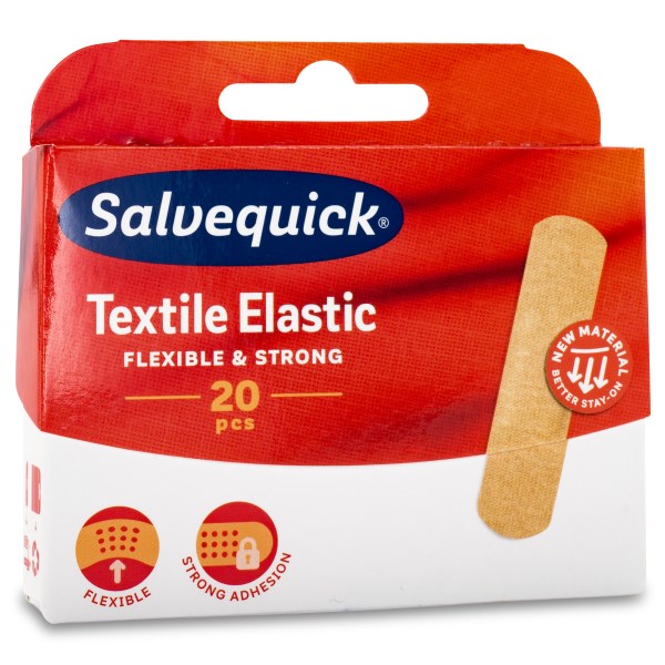 Salvequick Textile Elastic, 20-pack