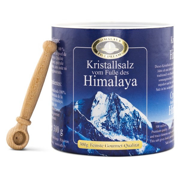 Selamix Himalaya Bordssalt i Burk med Träslev 300 g