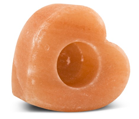 Miniatyrbild Selamix Saltstensljuslykta Hj�rta, 700 g