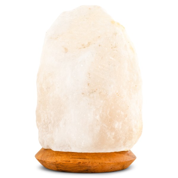 Selamix Vit Saltstenslampa med Sockel 2-3 kg