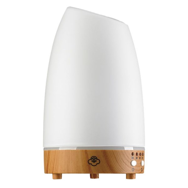 Serene House Aroma Diffuser Astro, White w/Lightwood base