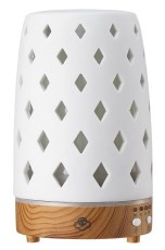 Miniatyrbild Serene House Aroma Diffuser Diamond White w/Lightwood Base, 1 st