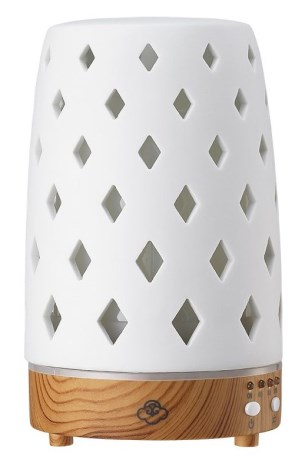 Miniatyrbild Serene House Aroma Diffuser Diamond White w/Lightwood Base, 1 st