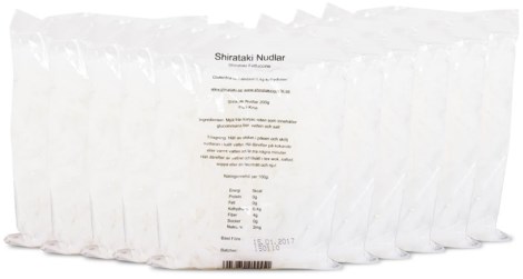 Miniatyrbild Rawfoodshop Shirataki Fettucine, 10-pack