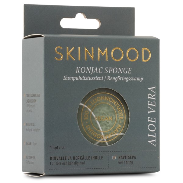 SkinMood Konjac Aloe Facial Sponge Dry Skin