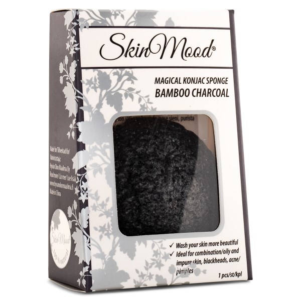 SkinMood Konjac Bamboo Facial Sponge Oily Skin 1 st