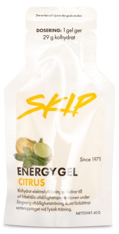 Miniatyrbild Skip Energy Gel, HallonBreeze, 12-pack