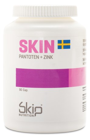 Miniatyrbild Skip Skin Pantoten + Zink, 90 kaps