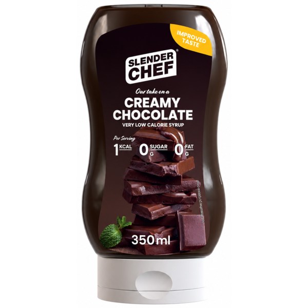 Slender Chef Syrup, 350 ml, Creamy Chocolate