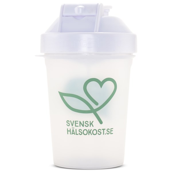 SmartShake Lite Svensk Hälsokost 400 ml Vit/transparent