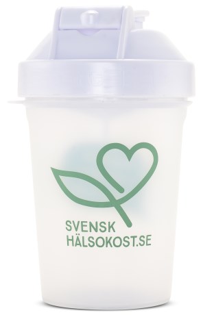 Miniatyrbild SmartShake Lite Svensk Hlsokost, 600 ml, Vit/transparent