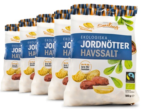 Miniatyrbild Smiling Jordn�tter Fairtrade EKO, Havssalt, 5-pack