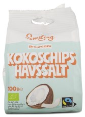 Miniatyrbild Smiling Kokoschips Fairtrade EKO, Naturell, 6-pack