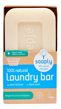 Miniatyrbild Soaply Tvttblock, 120 g, Bergamott & Citrongrs