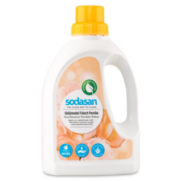 Sodasan Sköljmedel, 750 ml, Persika