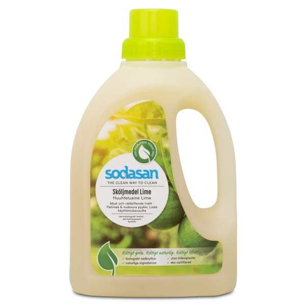 Sodasan Sköljmedel, 750 ml, Lime