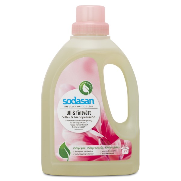 Sodasan Ull & Fintvätt, 750 ml