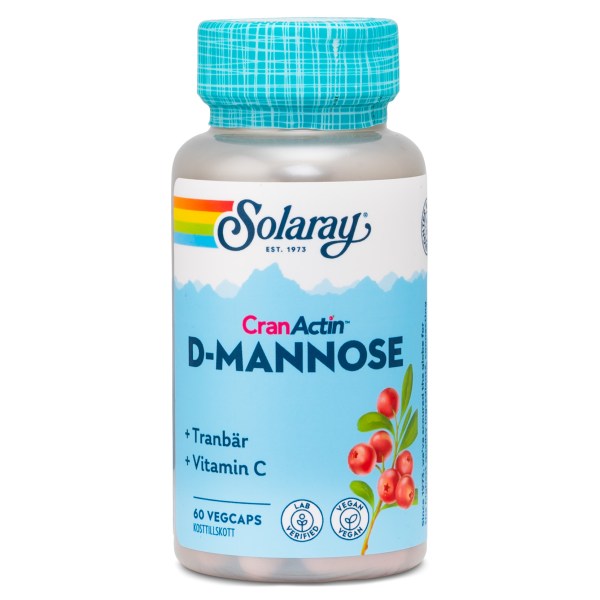Solaray D-Mannose & CranActin, 60 kaps